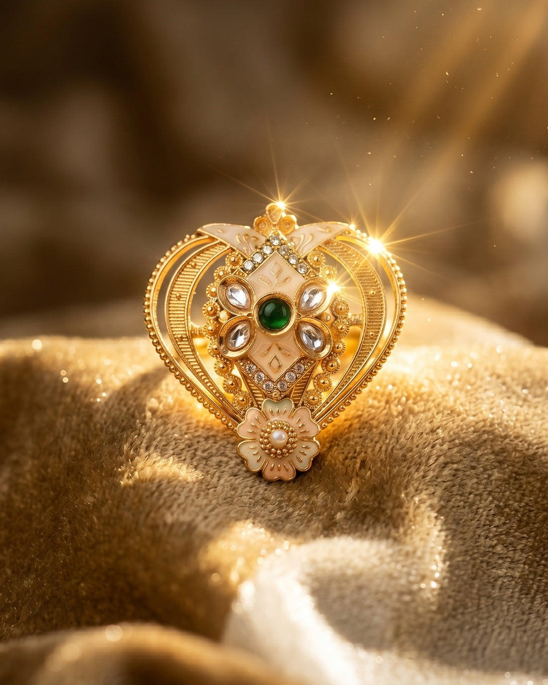 Hridaya Kundan Ring