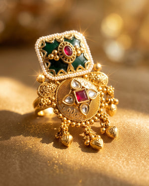 Shahi Panna Durbar Ring