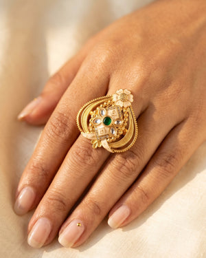 Hridaya Kundan Ring