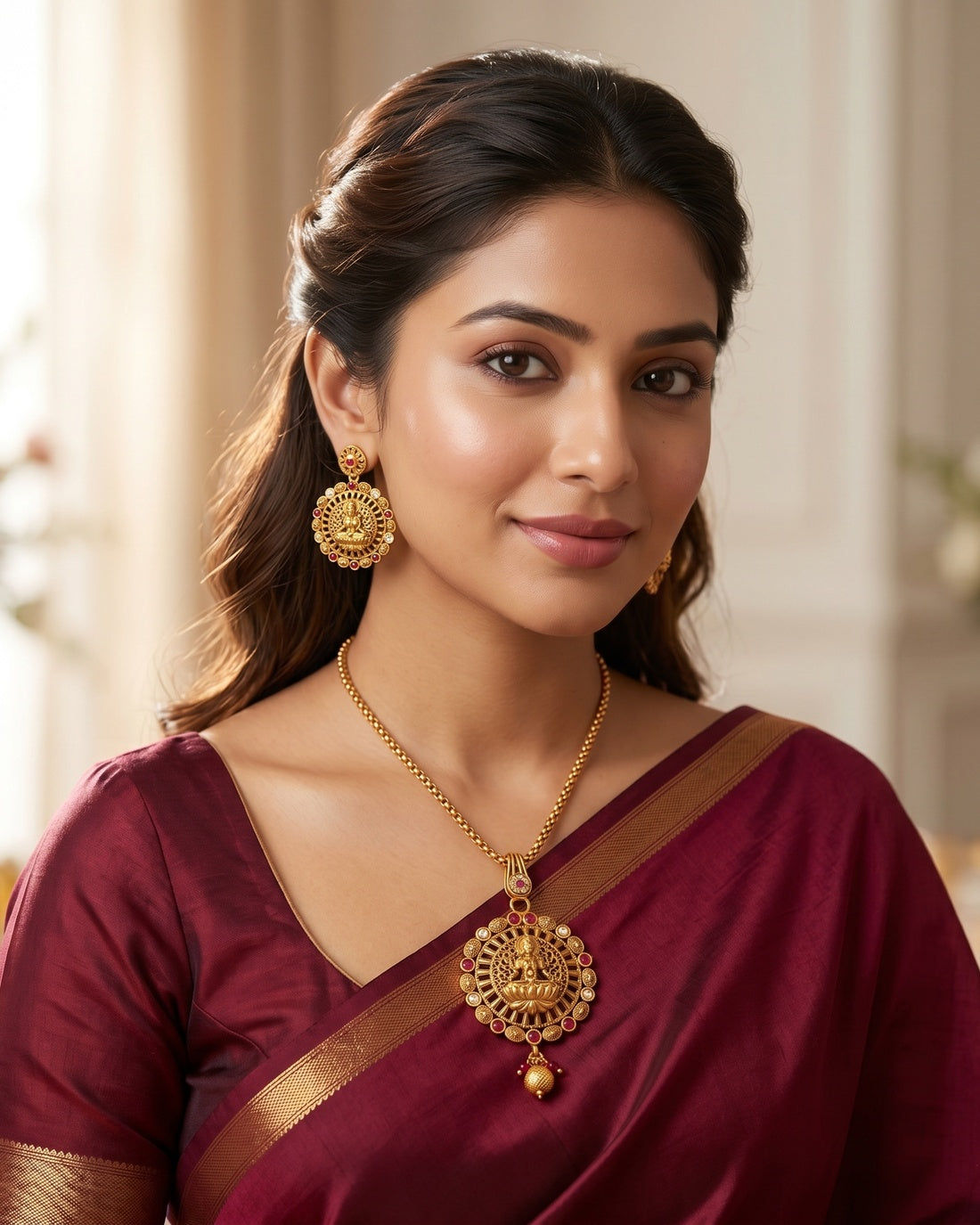 Kamalasana Necklace Set