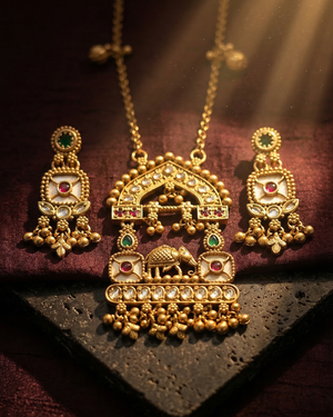 Virasat Gajmukhi Necklace