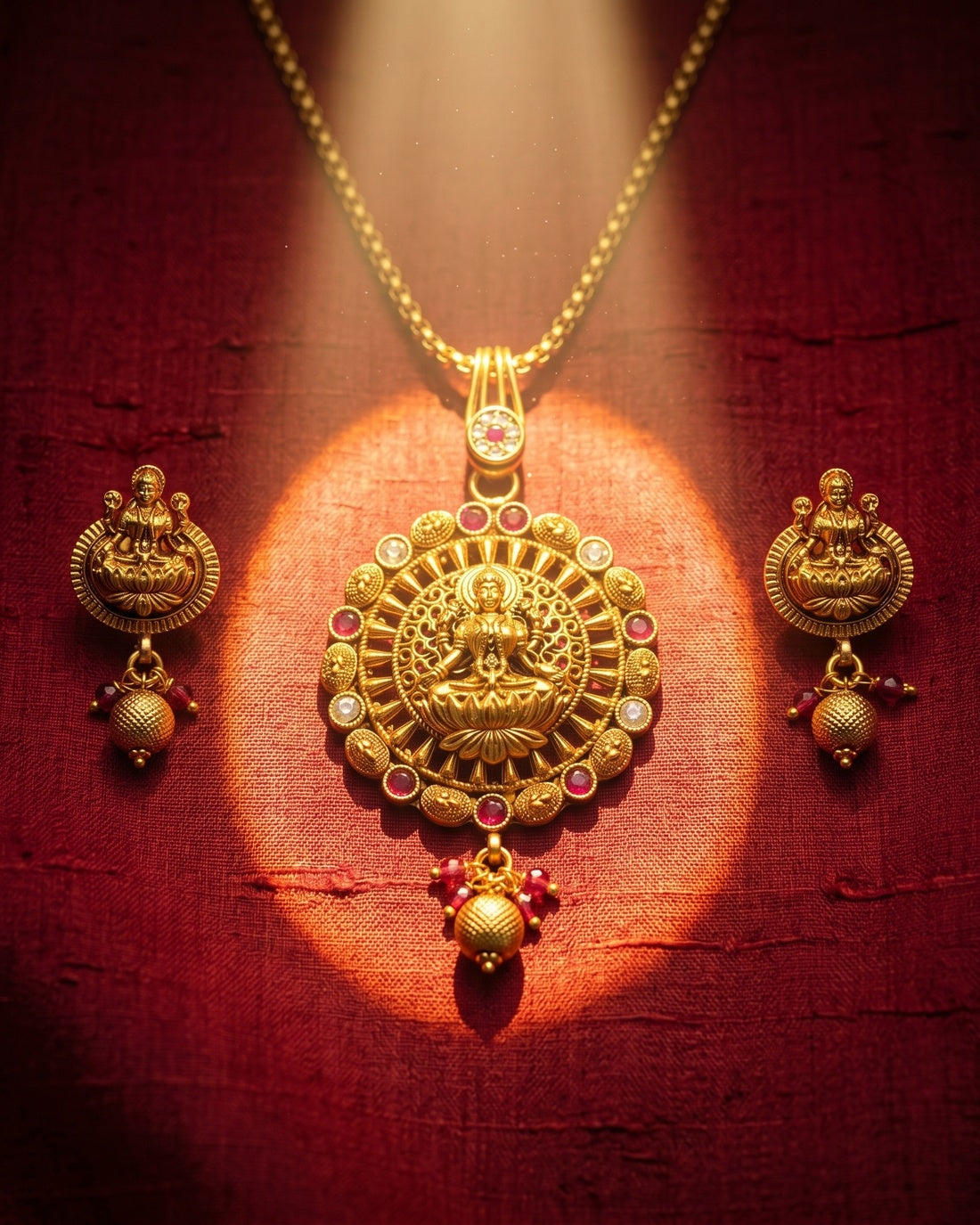 Kamalasana Necklace Set