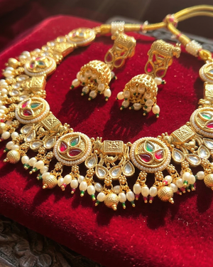 Kamdhenu Necklace Set