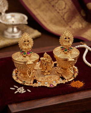 Radha Krishna Kumkum Box