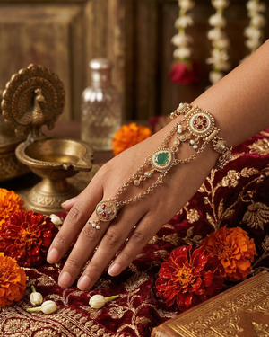 Hathphool Style 3 (Light Gold)