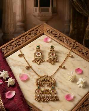 Virasat Gajmukhi Necklace