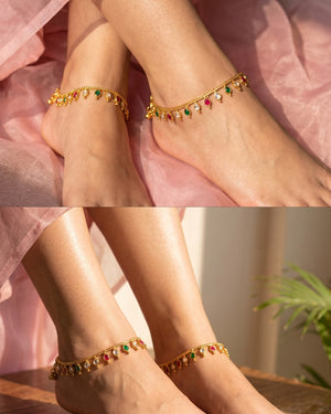Navaratna Motif Payal