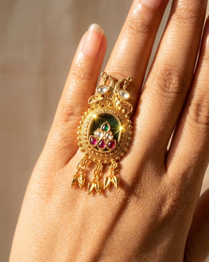 Ratnavali Tassel Ring