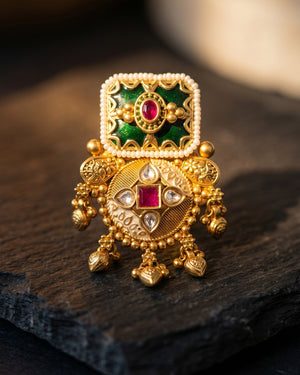 Shahi Panna Durbar Ring