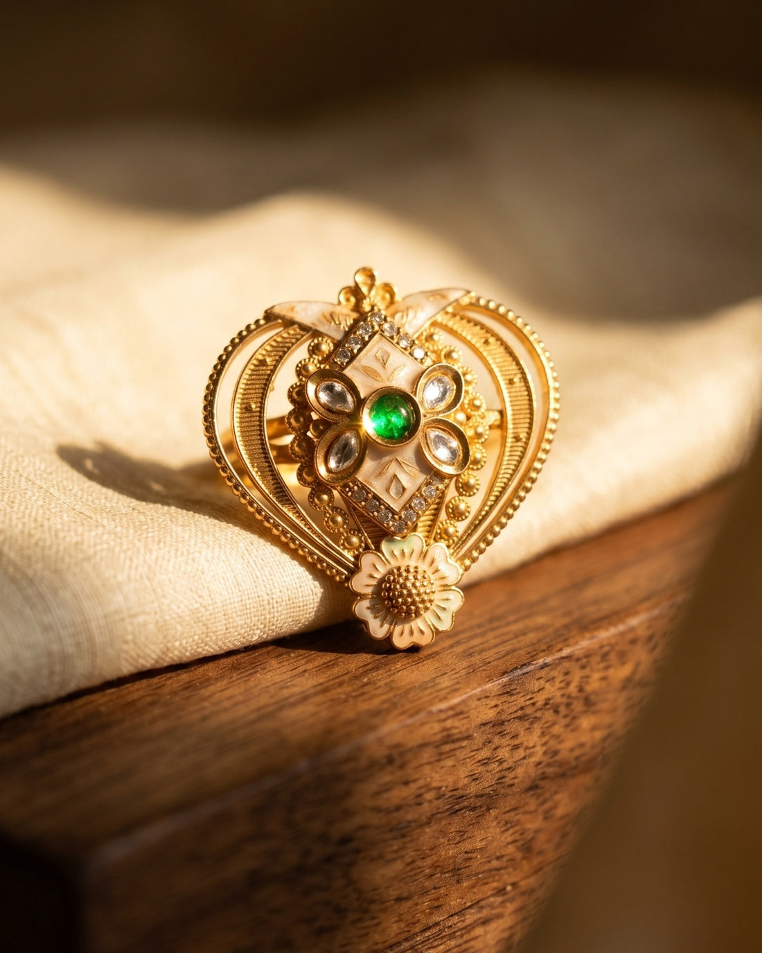 Hridaya Kundan Ring