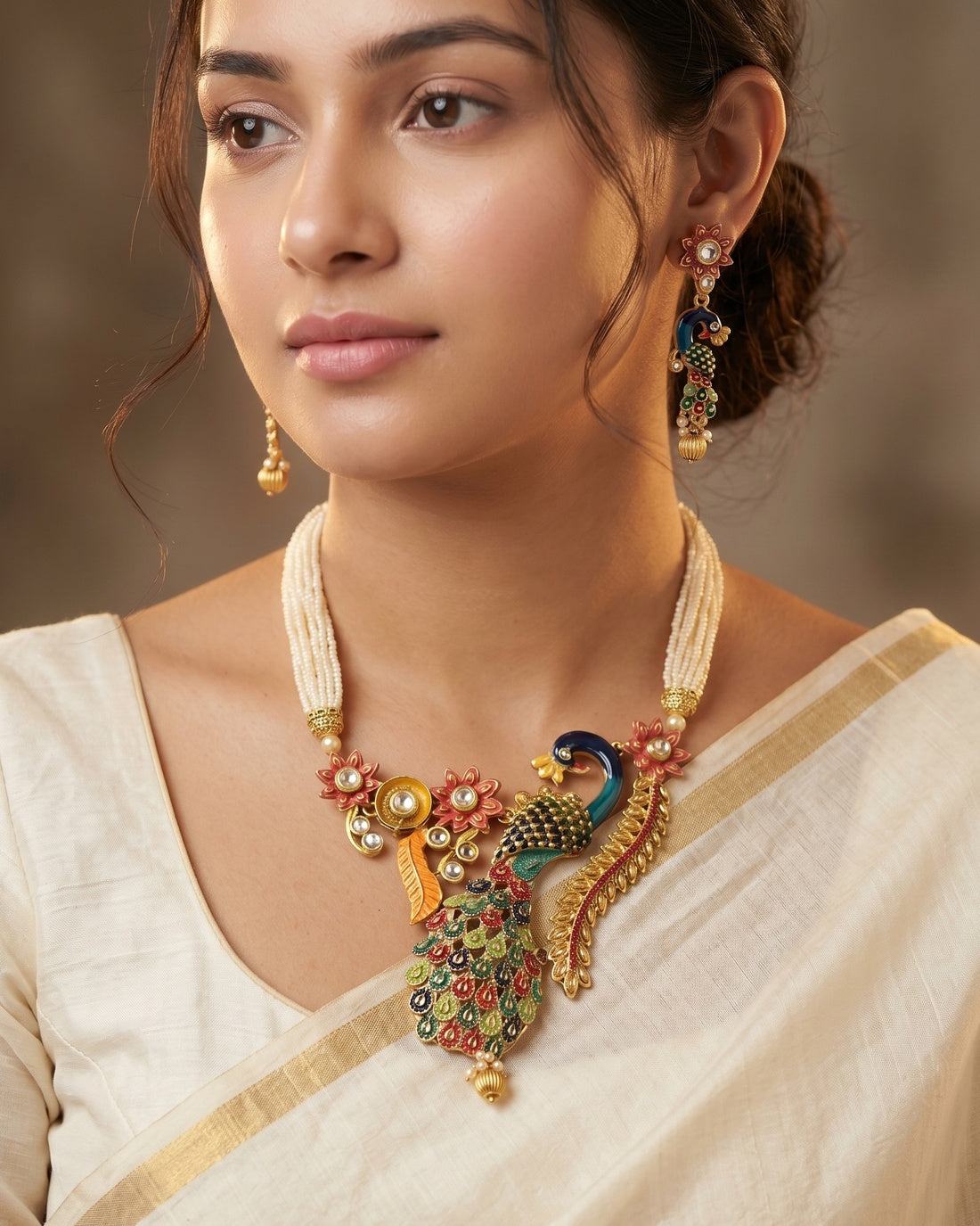 Neelkanth Necklace Set