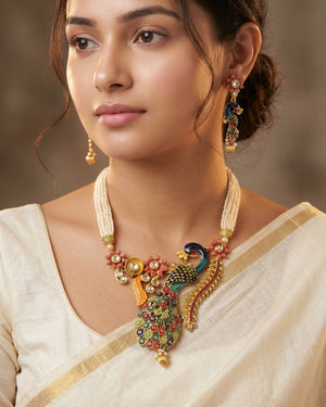 Neelkanth Necklace Set