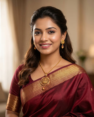 Kamalasana Necklace Set