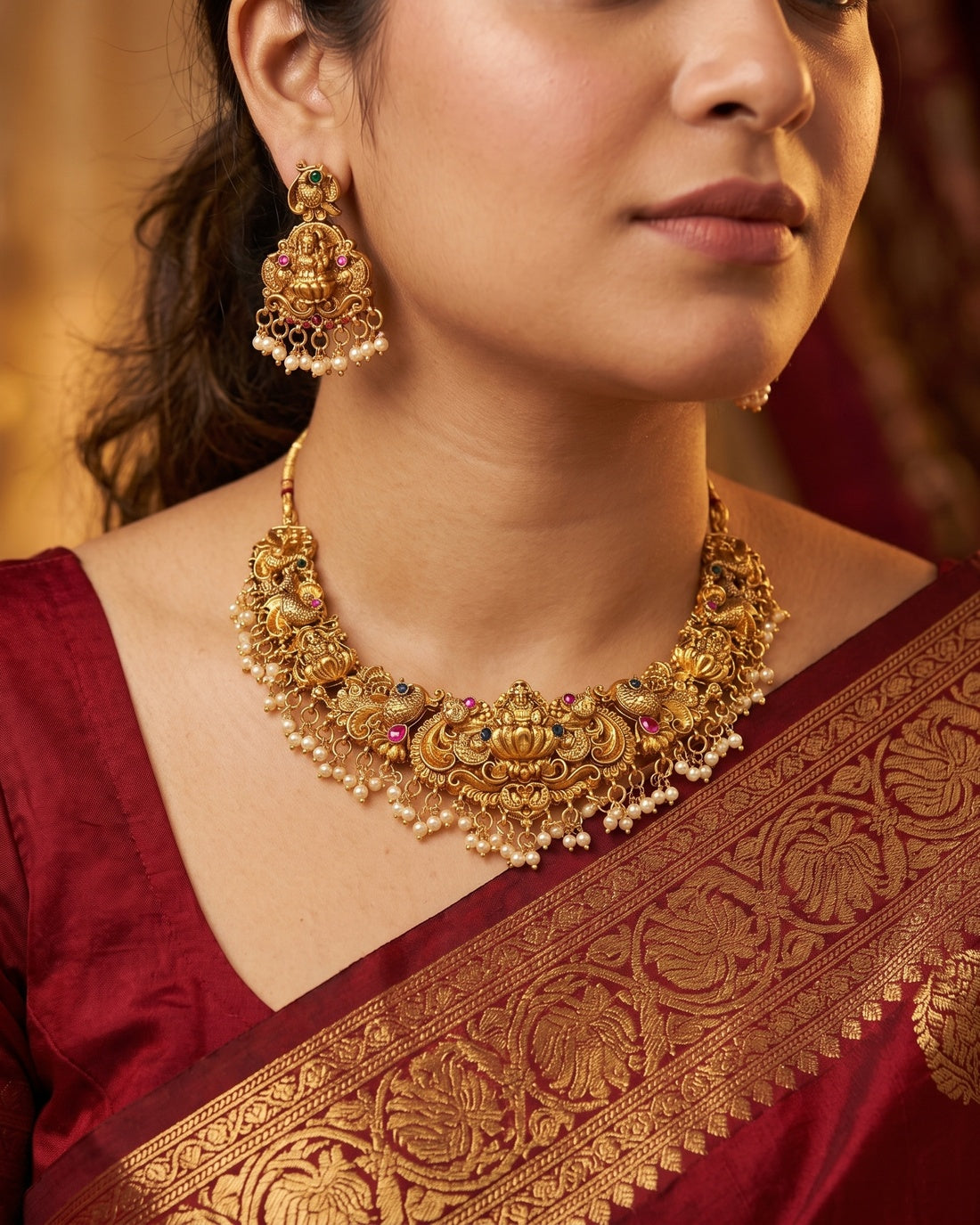 Kamakshi Necklace Set
