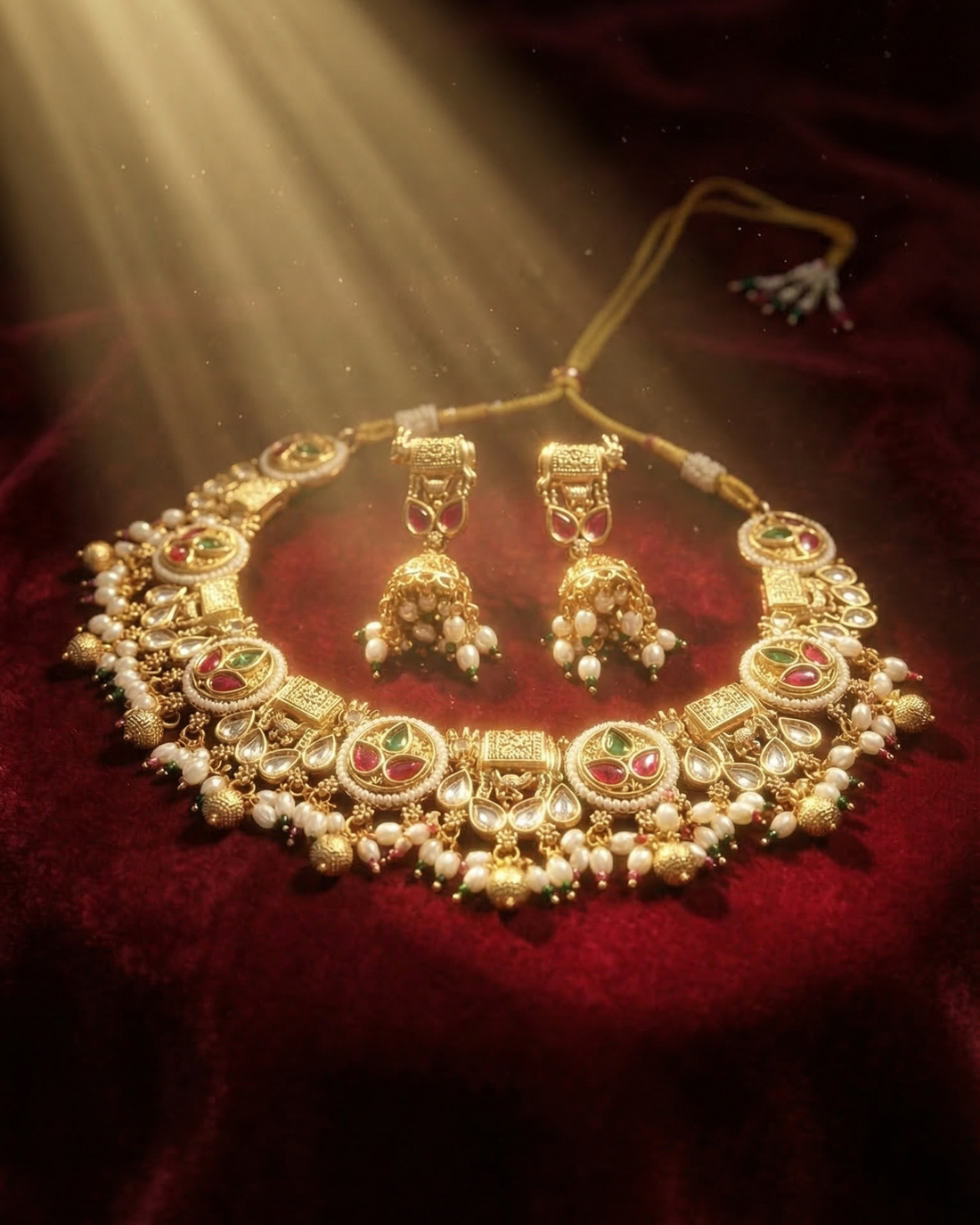 Kamdhenu Necklace Set