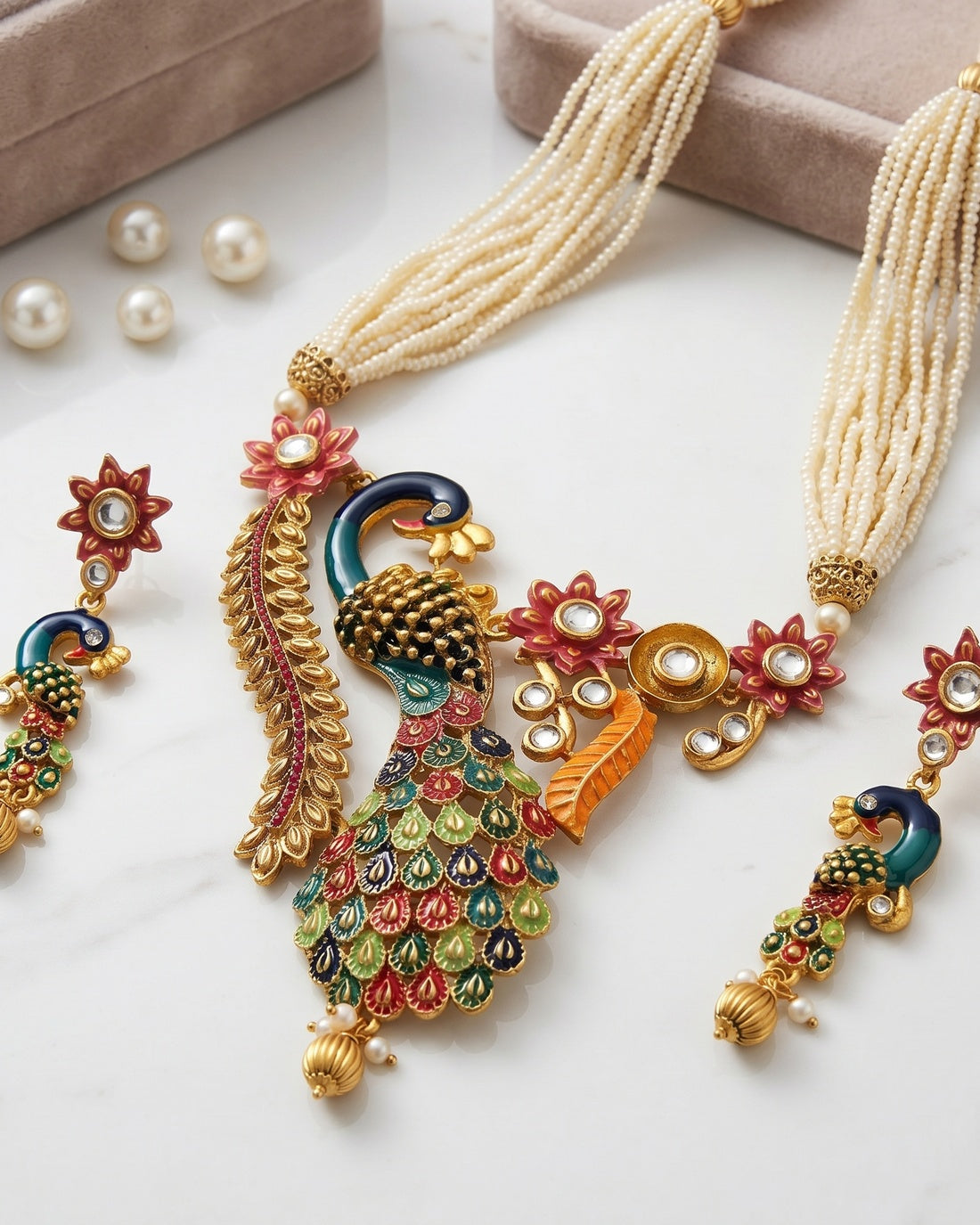 Neelkanth Necklace Set