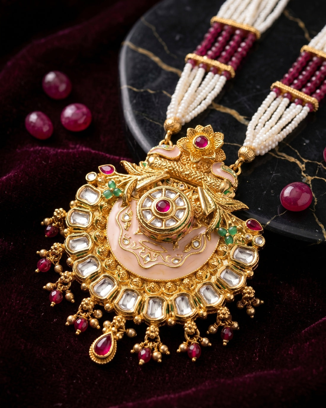 Ratnavali Necklace Set