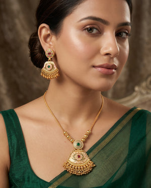 Surya Pankhi Necklace Set