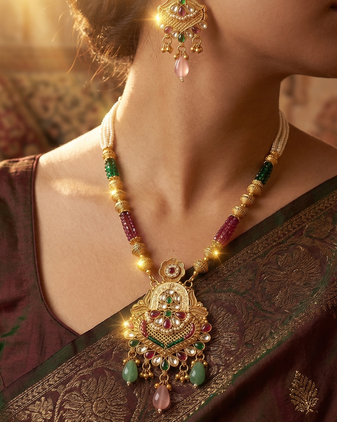 Rajvaibhav Necklace Set
