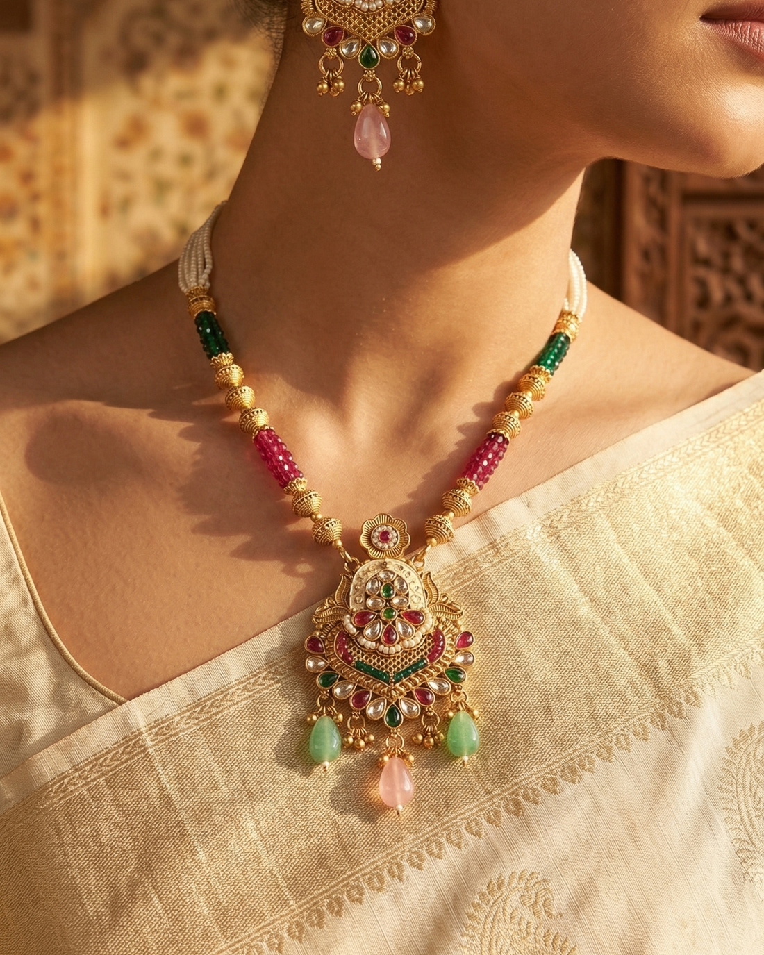 Rajvaibhav Necklace Set