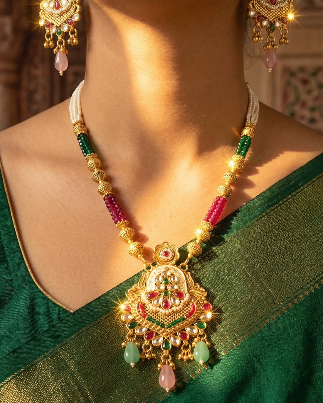 Rajvaibhav Necklace Set