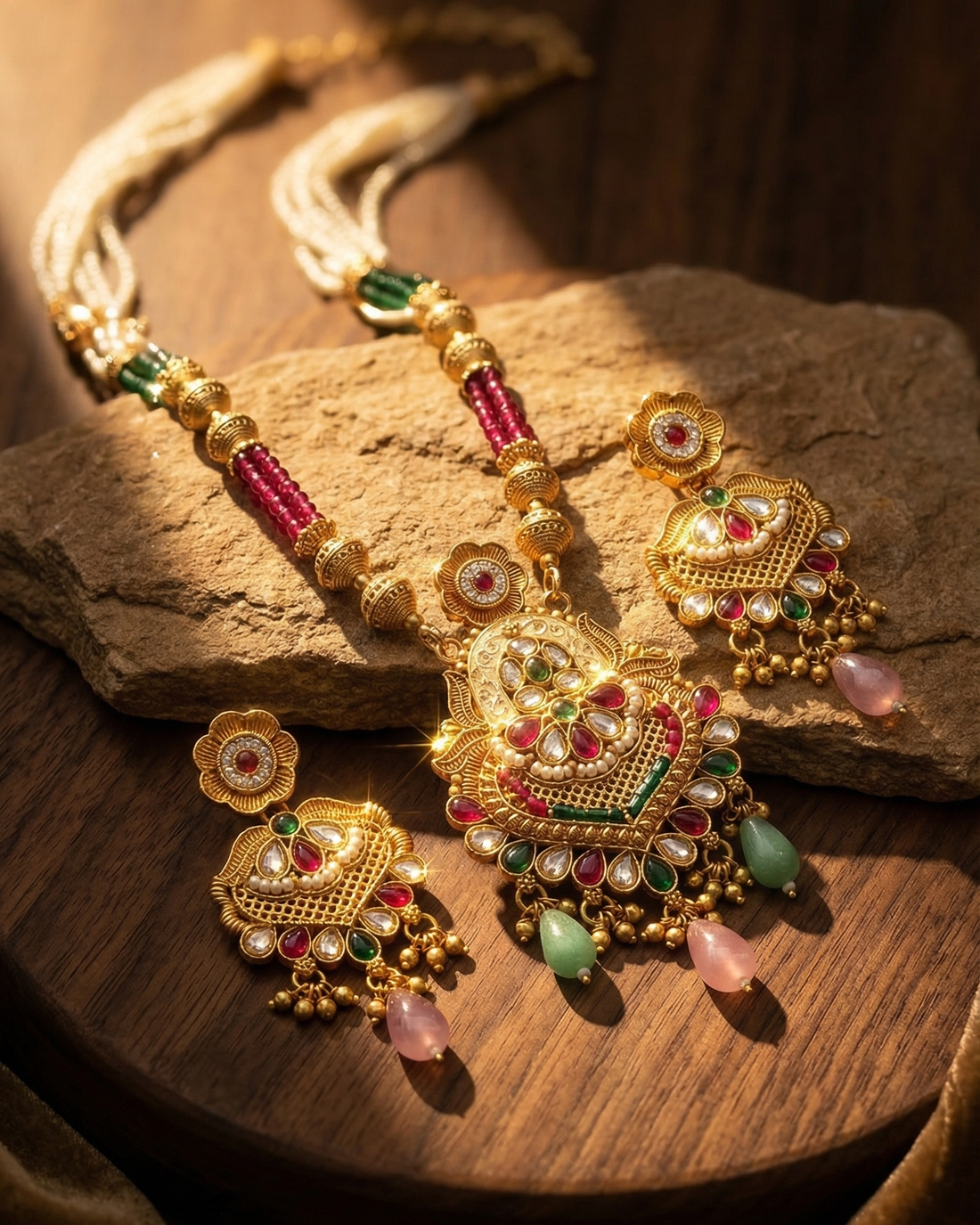 Rajvaibhav Necklace Set