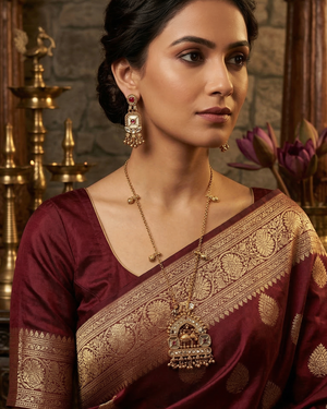 Virasat Gajmukhi Necklace