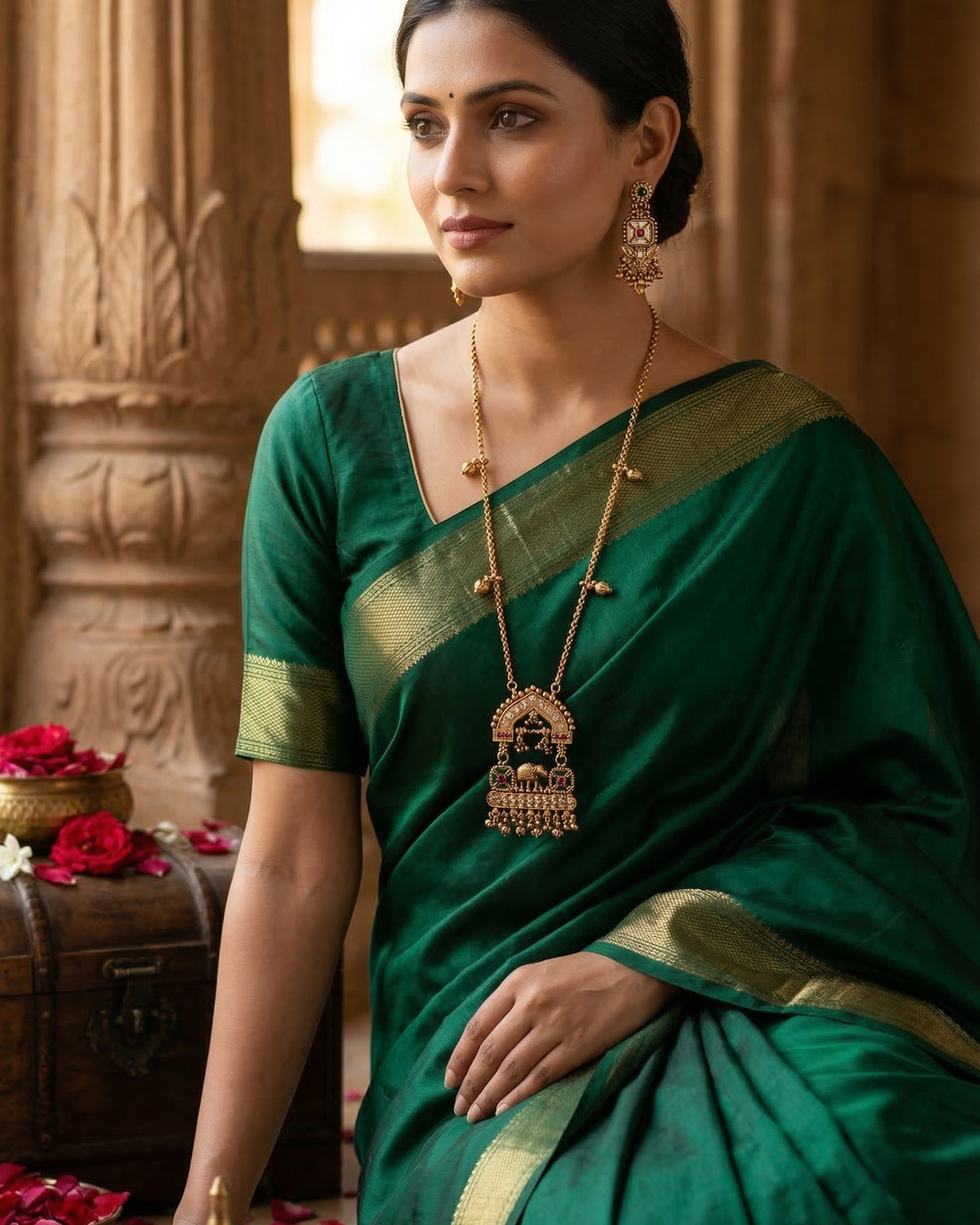 Virasat Gajmukhi Necklace