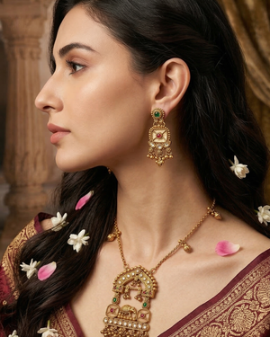 Virasat Gajmukhi Necklace