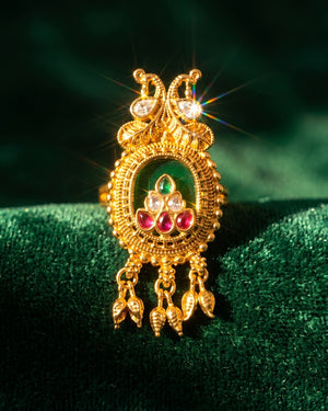 Ratnavali Tassel Ring